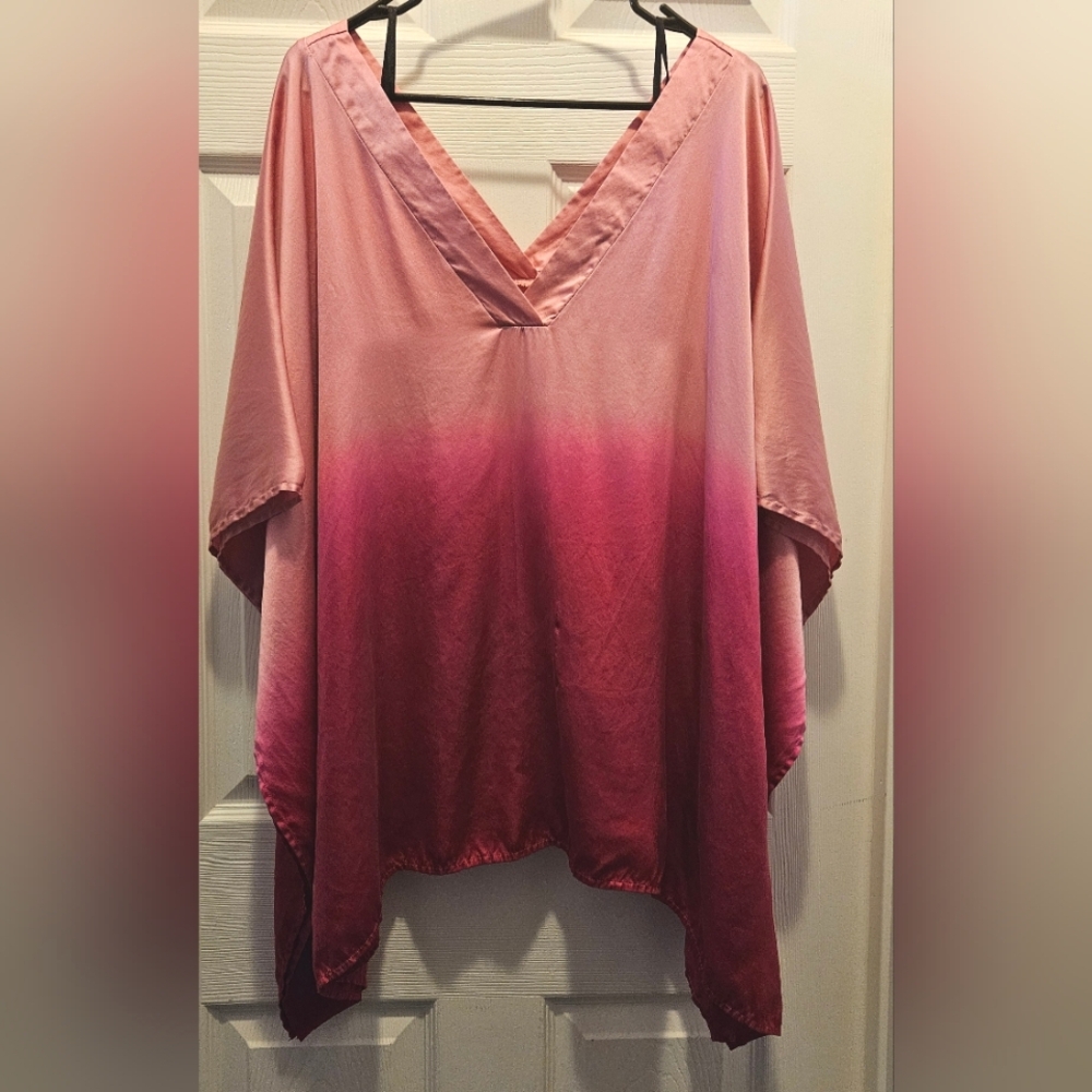 W.D.N.Y. Silk Cape Tunic